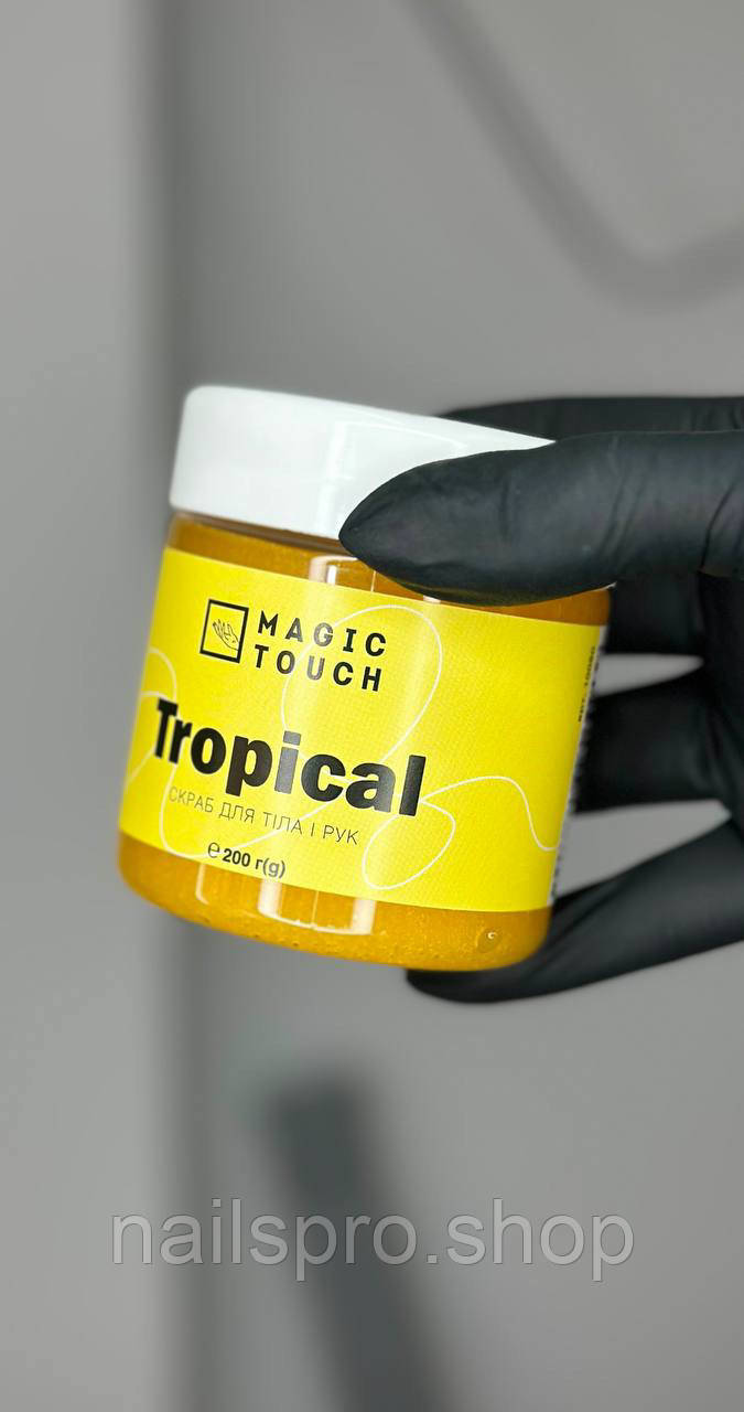 Скраб для тіла і рук Magic Touch Tropical 200g, фото 1