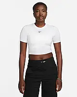 Urbanshop com ua Футболка жіноча Nike Essential Crop T-Shirt (FB2873-100) РОЗМІРИ ЗАПИТУЙТЕ