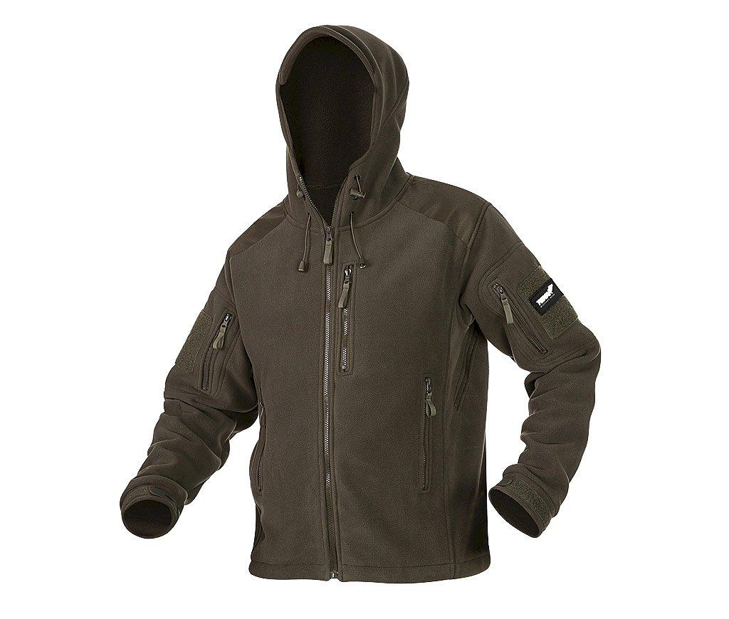 Куртка флісова Texar Husky Olive Розмір XL, непромокаємий, з капюшоном, фото 1