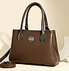 Сумка жіноча шкіряна LMZ класична Коричневий, фото 2