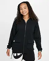 Urbanshop com ua Светр підлітковий Nike Nsw Df Flc Ovrszd Hdy Dnce (FZ5549-010) РОЗМІРИ ЗАПИТУЙТЕ