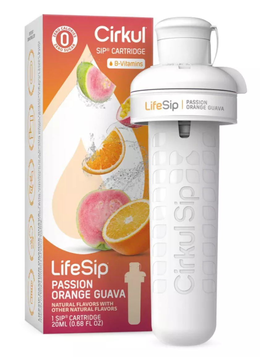 Картридж для напоїв Cirkul LifeSip зі смаком маракуї апельсина та гуави, 1 шт, фото 1