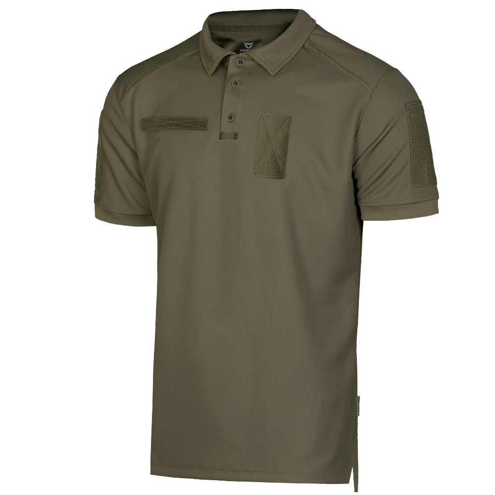 Поло Camo-Tec CM Army ID CoolPass Olive Розмір S, тактичне, короткий рукав, колір оливковий, фото 1