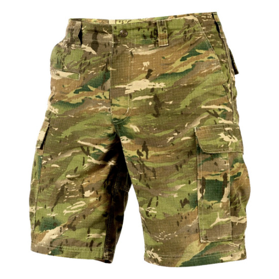 Шорти тактичні Pentagon BDU Grassman Розмір 48, колір Grassman, розмір 48, матеріал 65% бавовна, 35% поліестер, фото 1