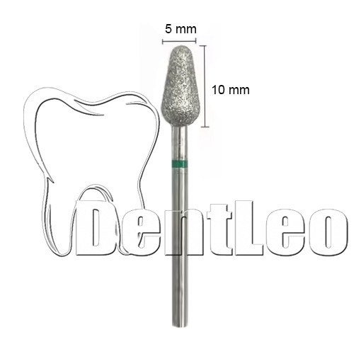 БОР АЛМАЗНИЙ ЗЕЛЕНИЙ 5 ММ Х 10 ММ – А028