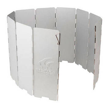 Вітрозахист для пальника Tatonka Faltwindschutz (8 секцій) 4025.000, алюмінієвий екран, вага 190 г