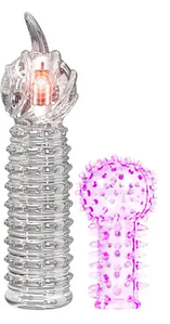 Насадки на палець OLO (насадка з вібратором для пальця 1 шт.+ звичайна насадка для пальця 1 шт.)