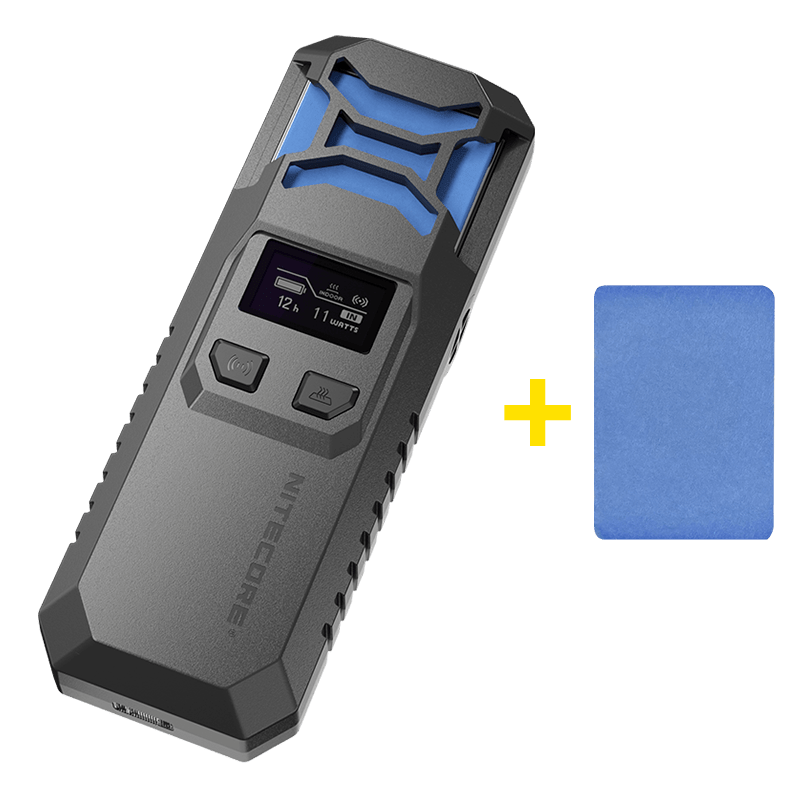 2в1 Фумігатор бездротовий, Power Bank Nitecore EMR10 Lite (QC 3.0, Відлякувач нагрів і ультразвук), без, компактний і легкий, фото 1