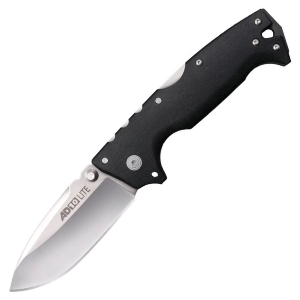 Ніж складаний Cold Steel AD-10 Lite Drop Point (довжина: 223 мм, лезо: 88 мм), чорний, AUS-10A, GFN рукоятка, фото 1