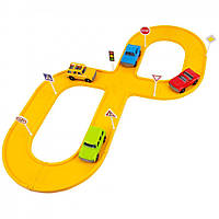 Дитячий іграшковий Автотрек ТехноК 0747TXK 4 автомобілі , Land of Toys