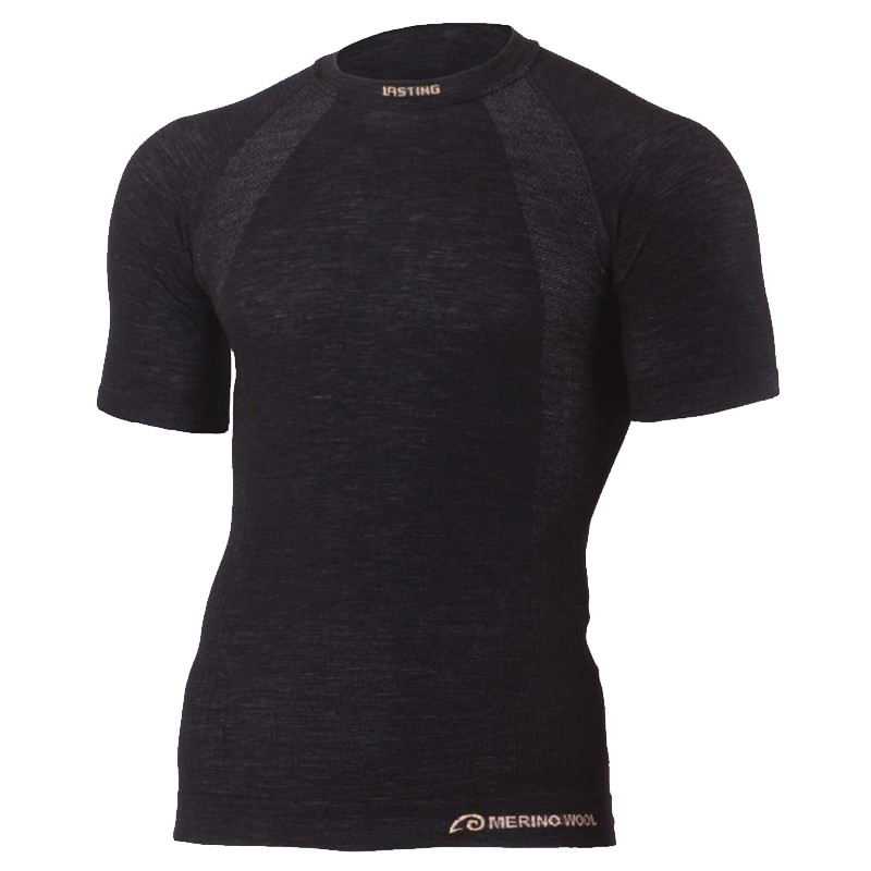 Термошорти Lasting Wabel (р.L-XL), чорні, легкі, з анатомічним кроєм для спорту та активного відпочинку, фото 1