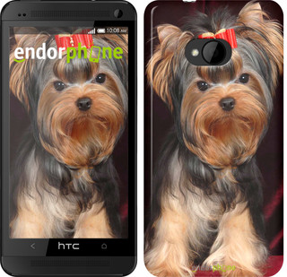 Чохол на HTC One M7 Йоркширський тер'єр "929c-36"