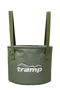 Відро Tramp ПВХ olive 12л UTRC-071, матеріал ПВХ, об'єм 12 л