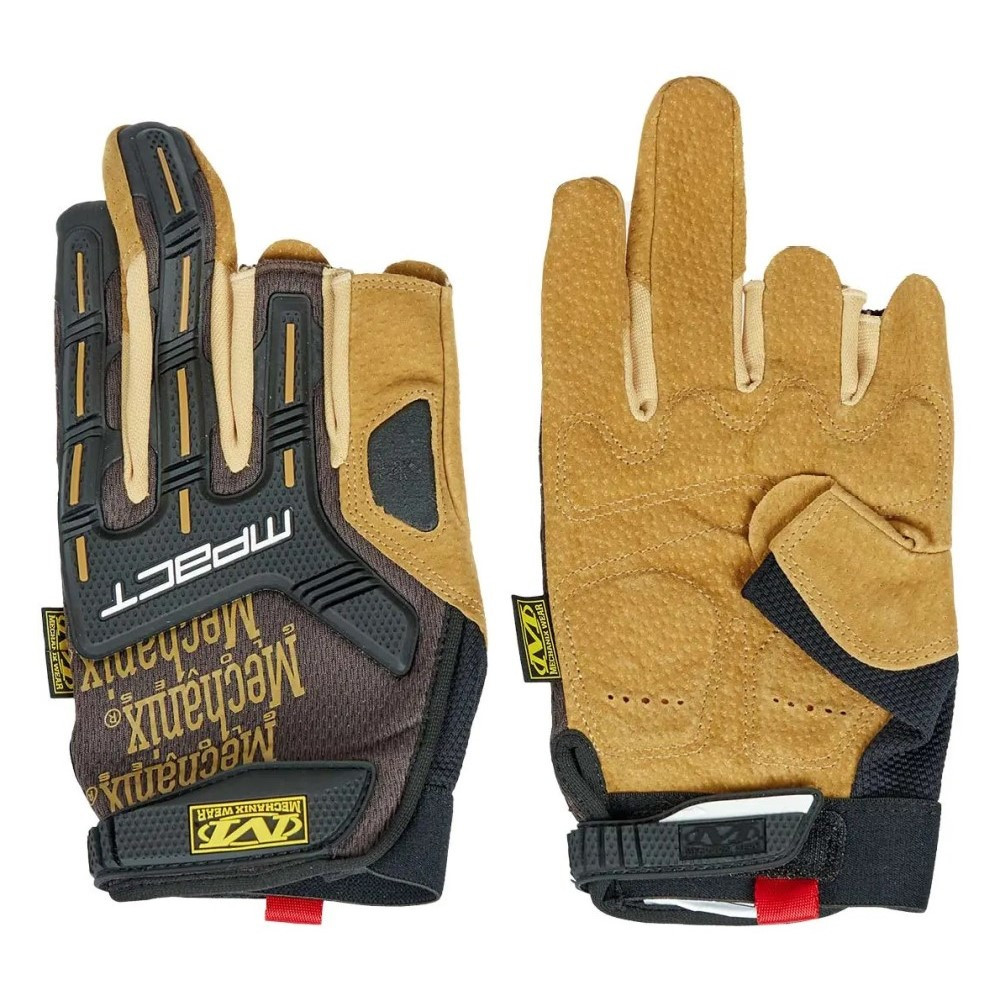 Рукавички Mechanix M-Pact Framer Leather (р.M), коричневі, тактичні, демісезонні, фото 1