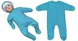 Комбінезон чоловічок Уні бірюзовий 05.42.04