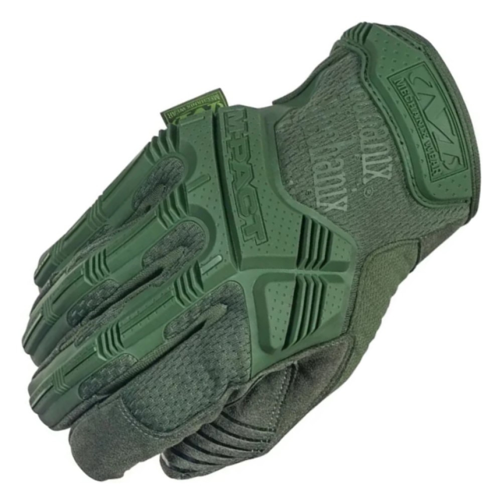 Рукавички Mechanix M-Pact (р.XXL), зелені, тактичні, демісезонні, фото 1