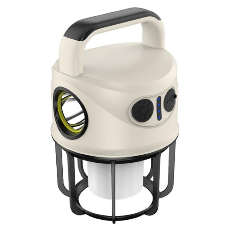 2в1 - Ліхтар кемпінговий + Power Bank CH-22025 (LED, 6 режимів, USB-C, потужний акумулятор), фото 1