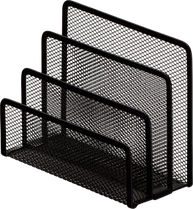 Підставка для паперу та листів металева Buromax 6210 чорна 175х80х140 мм