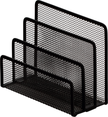 Підставка для паперу та листів металева Buromax 6210 чорна 175х80х140 мм