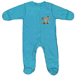 Комбінезон чоловічок Уні бірюзовий 05.42.04 18