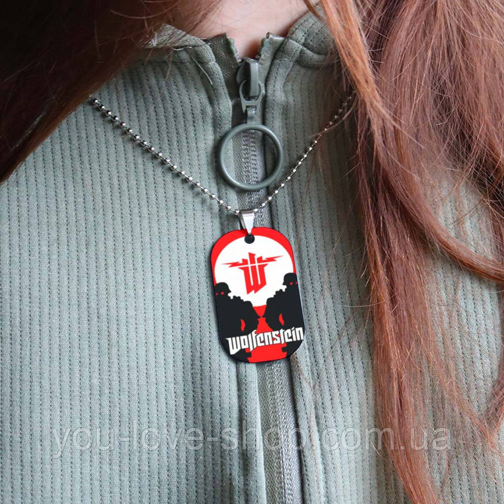 Кулон-жетон Wolfenstein "Знак" Вольфнштейн