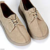 Дизайнерські бежеві туфлі в стилі barefoot натуральна замша колір на вибір, фото 7