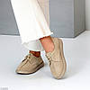 Дизайнерські бежеві туфлі в стилі barefoot натуральна замша колір на вибір, фото 9