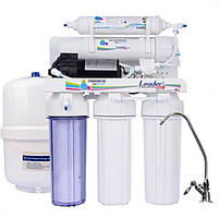 Фільтр для води Leader Standart RO-5P - система зворотного осмосу з насосом