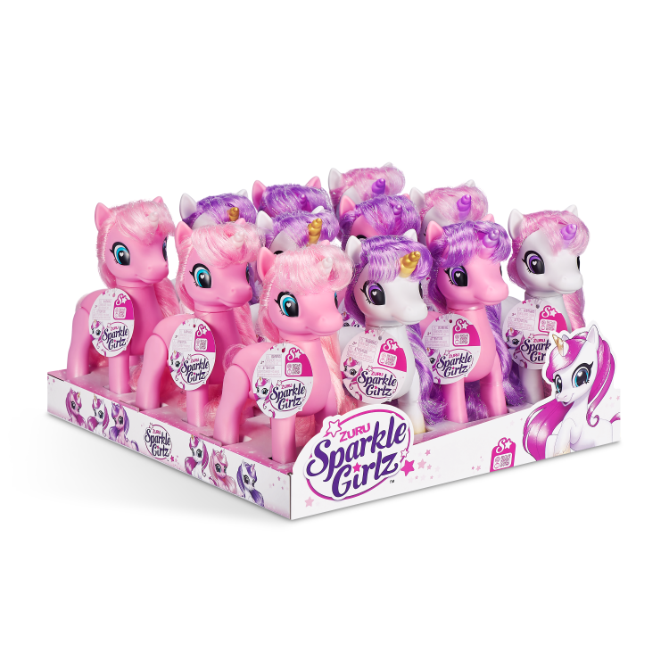 Sparkle Girls Казковий единоріг в асортименті (середній), асортимент 4 шт, в дисплеї 12 шт
