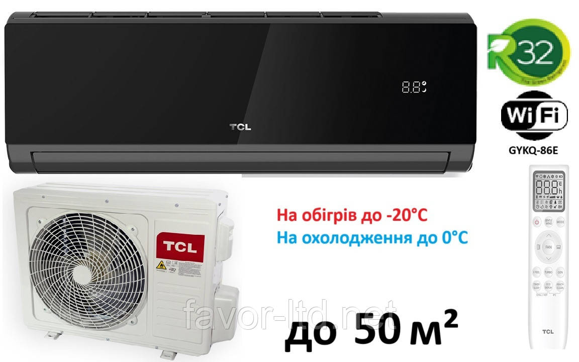 TAC-18CHSD/XA82IN Black Inverter R32 WI-FI