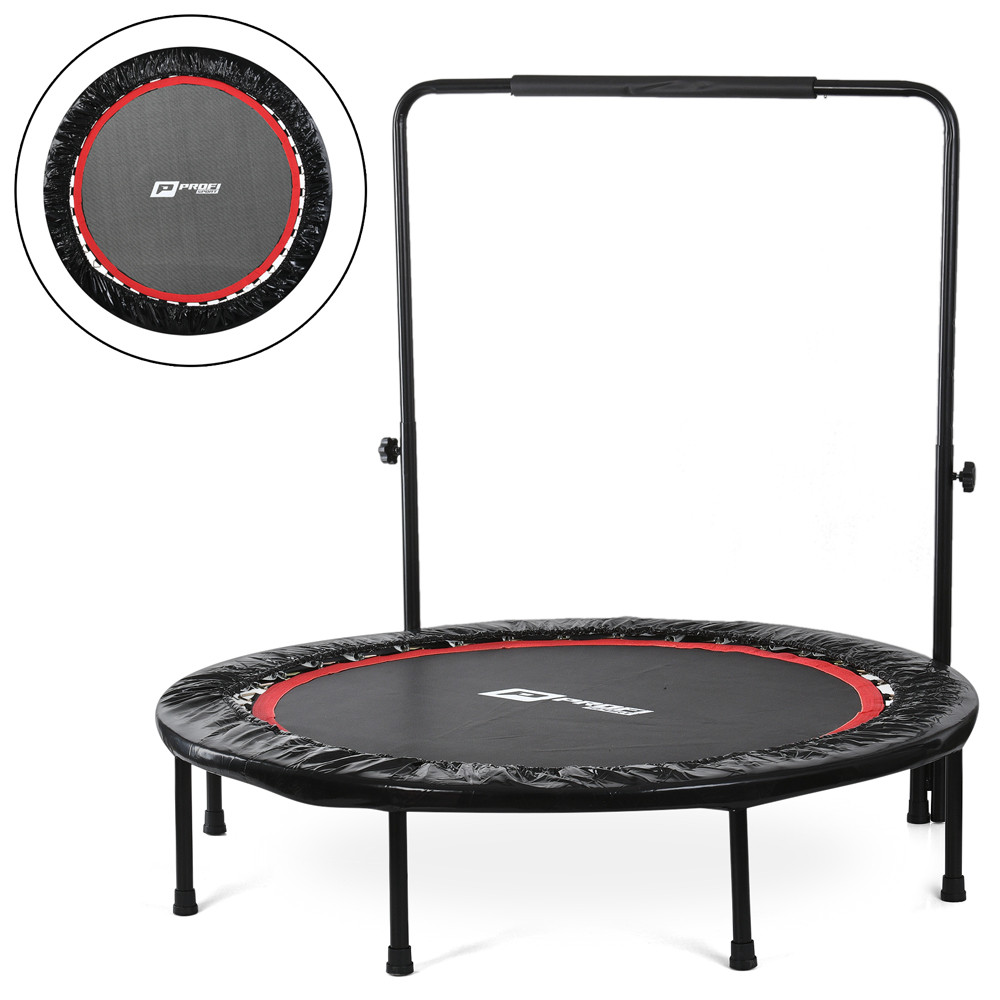Батут MS 0515 (1шт) 122см, до 100кг, рег. ручка,фітнес-батут, пружини 36шт, ніжки 8 шт, в корці