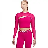 Urbanshop com ua Жіноча Футболка Nike Pro Long-Sleeve Cropped Top FB5683-615   РОЗМІРИ ЗАПИТУЙТЕ