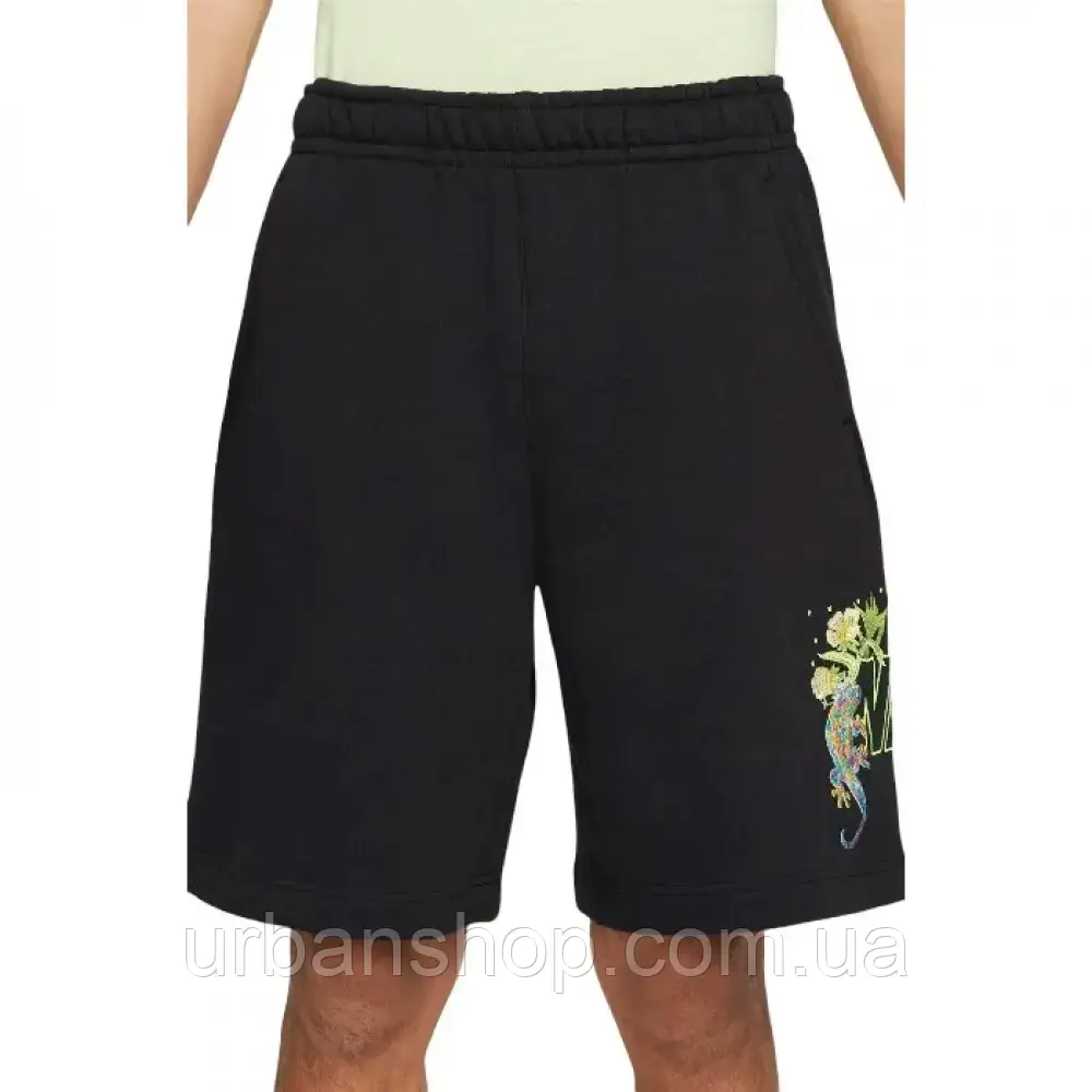 Urbanshop com ua Шорти Nike Sportswear Men'S Fleece Embroidered Graphic Shorts (Black) DV0055-010