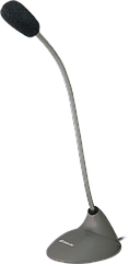 Мікрофон Defender MIC-111 Grey гусяча шия (код 86258)