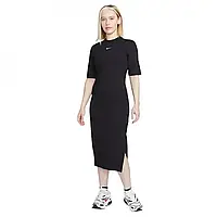 Urbanshop com ua Сукня Nike Women Sportwear Essentials Midi Dress DV7878-010 (Оригінал) РОЗМІРИ ЗАПИТУЙТЕ