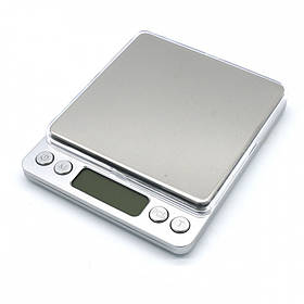 Електронні кухонні ваги RIAS I-500 LCD 500г 0.1г Silver (7_02056)