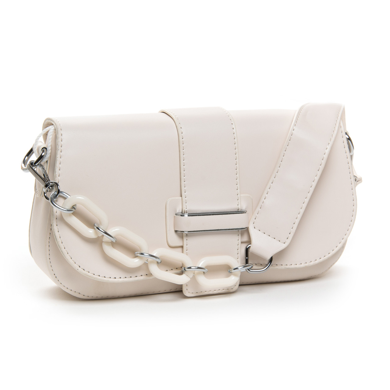 Сумка жіноча маленька з клапаном скроні FASHION 22 2811 beige