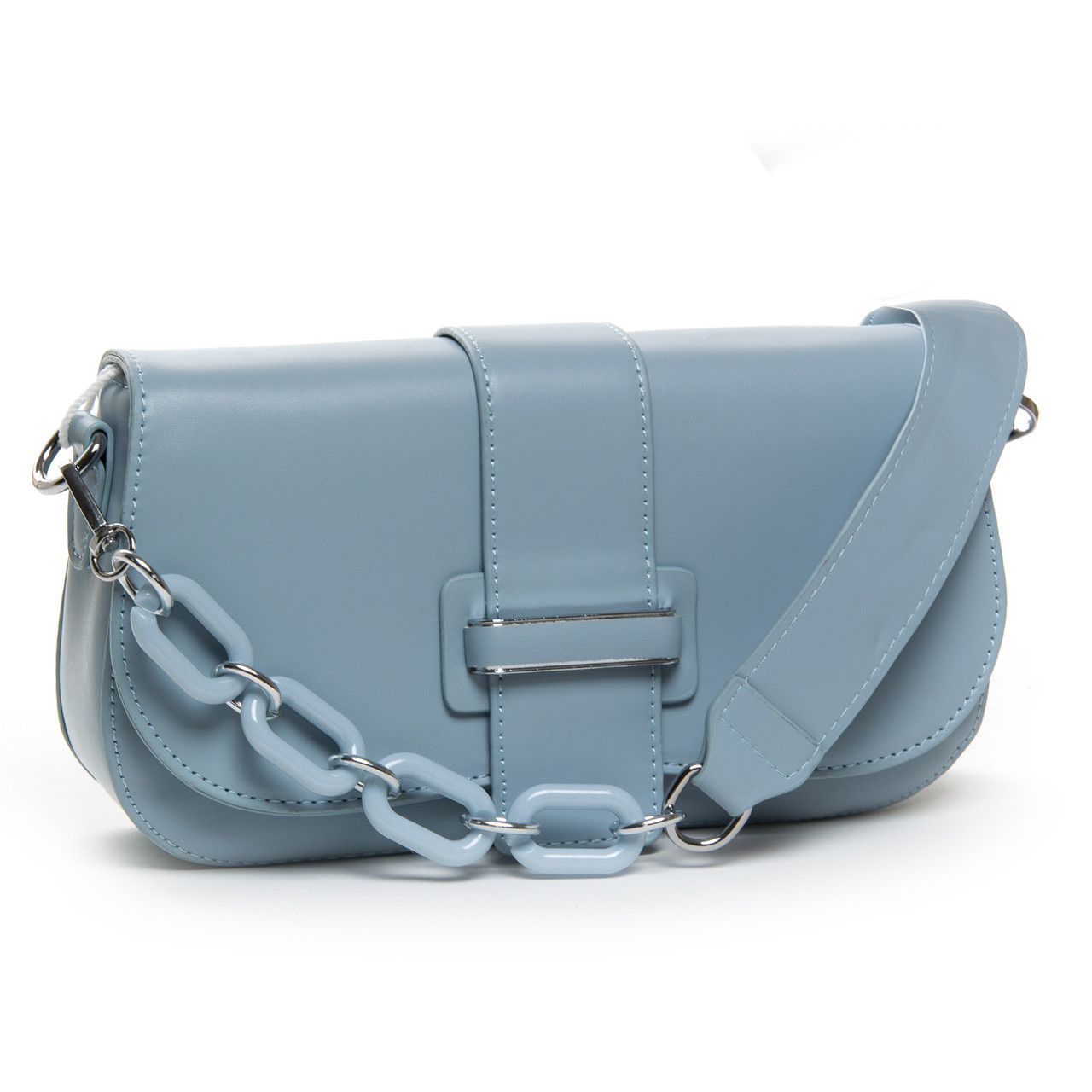 Сумка жіноча маленька з клапаном скроні FASHION 22 2811 navi
