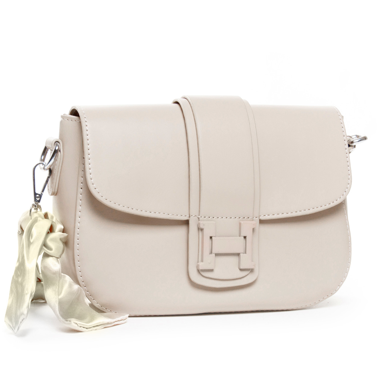 Сумка жіноча маленька клатч-шкіра FASHION 22 2818 beige