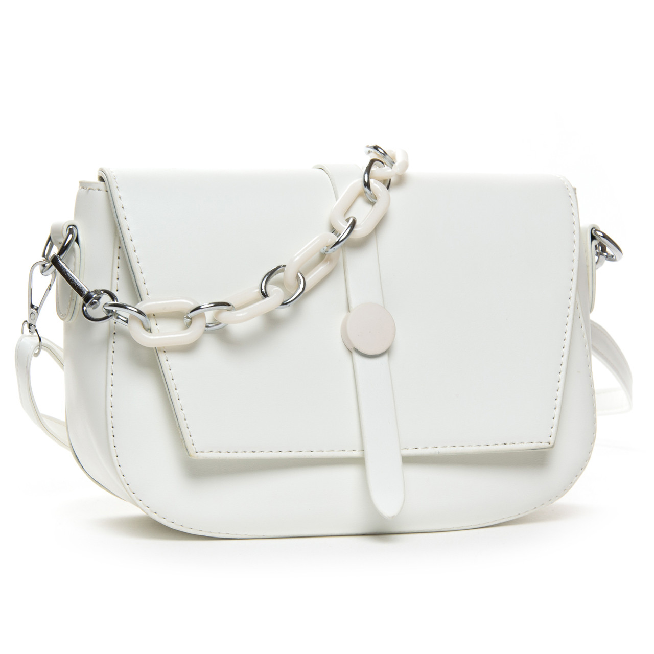 Сумка жіноча маленька крос-боді-скла FASHION 22 2819 white