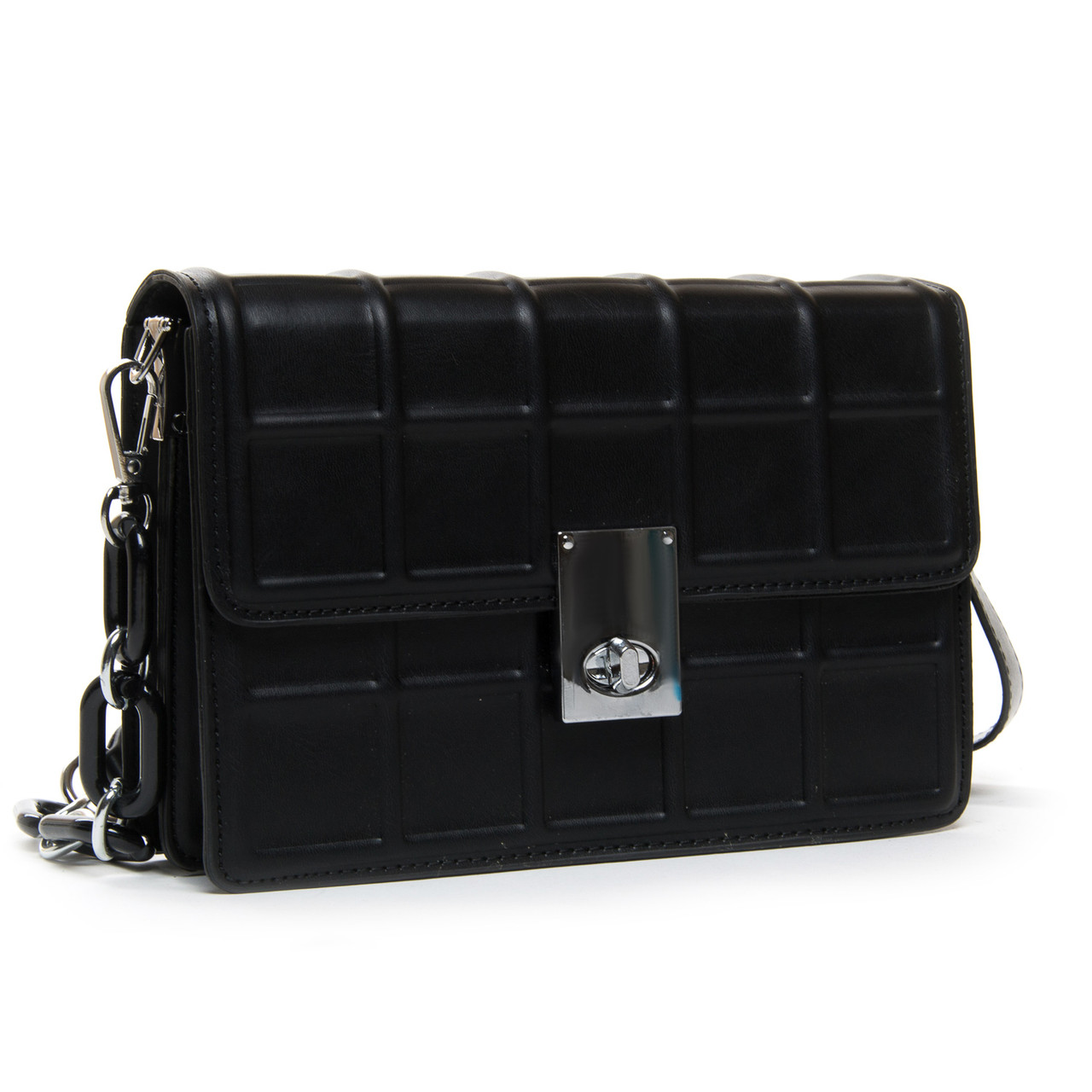 Сумка жіноча маленька іск-шкіра FASHION 22 6176 black