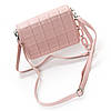 Сумка жіноча маленька на ланцюжку віск-шкіра FASHION 22 6176 pink, фото 3