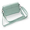 Сумка жіноча маленька на ланцюжку віск-шкіра FASHION 22 8707 green, фото 3