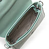 Сумка жіноча маленька на ланцюжку віск-шкіра FASHION 22 8707 green, фото 4
