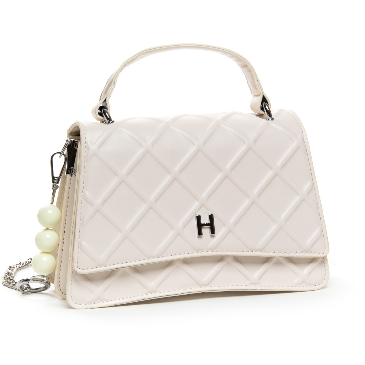 Сумка жіноча маленька на короткій ручці соска FASHION 22 8901 beige