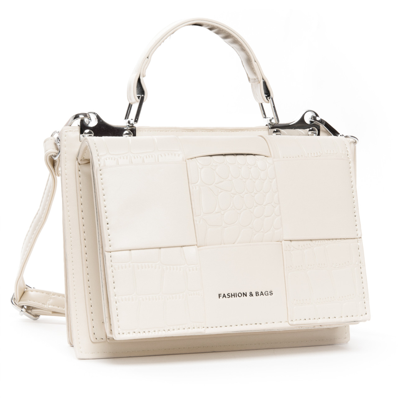 Сумка жіноча маленька на короткій ручці соска FASHION 22 8905 beige