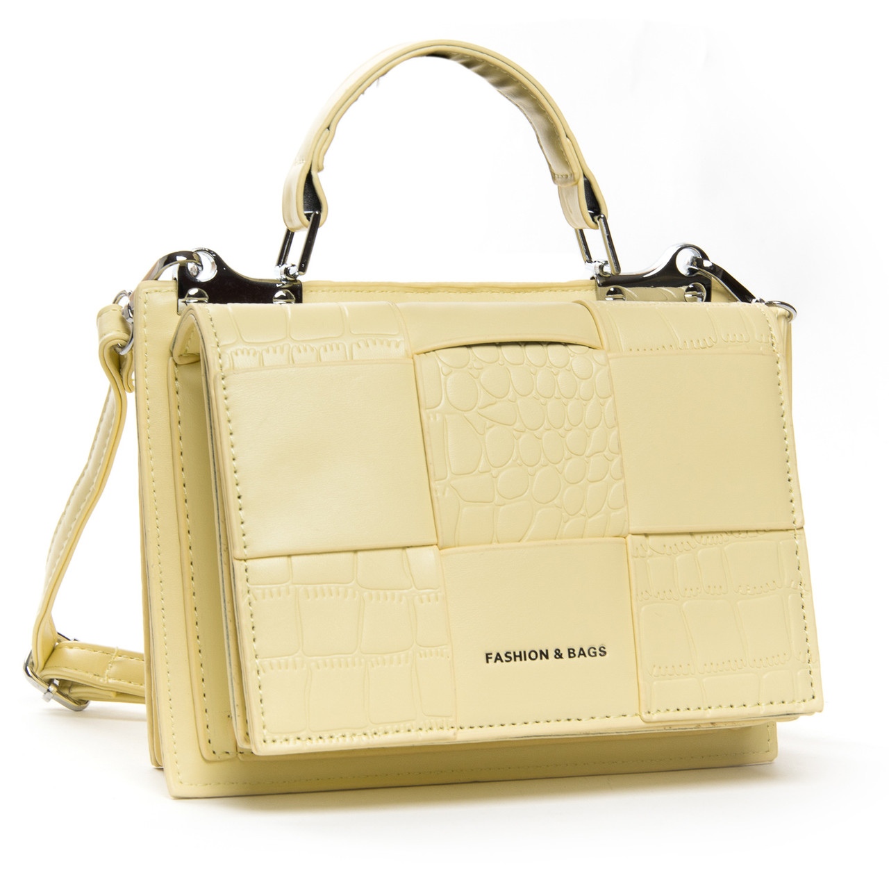 Сумка жіноча маленька на короткій ручці соска FASHION 22 8905 yellow