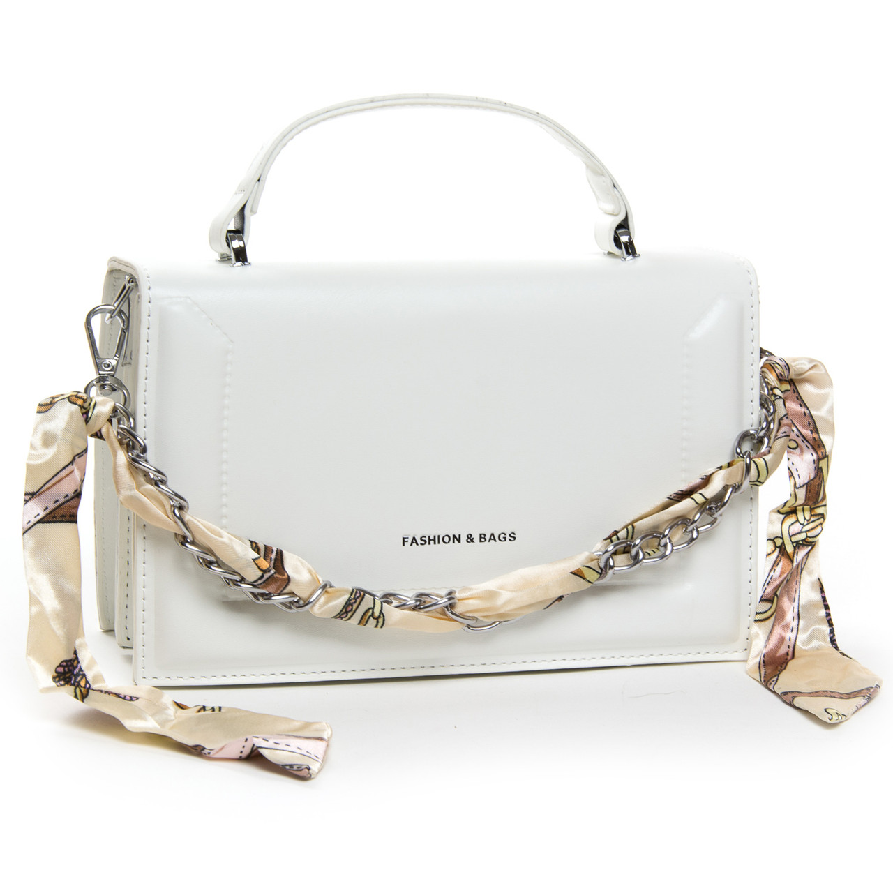 Сумочка жіноча маленька на короткій ручці соска FASHION 22 9032 white