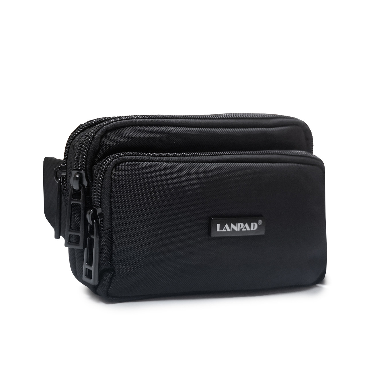 Сумка бананка чоловіча на пояс нейлонова Lanpad 35007 black