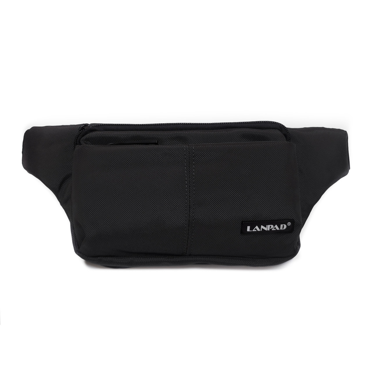 Сумка бананка чоловіча на пояс нейлонова Lanpad 35008 black